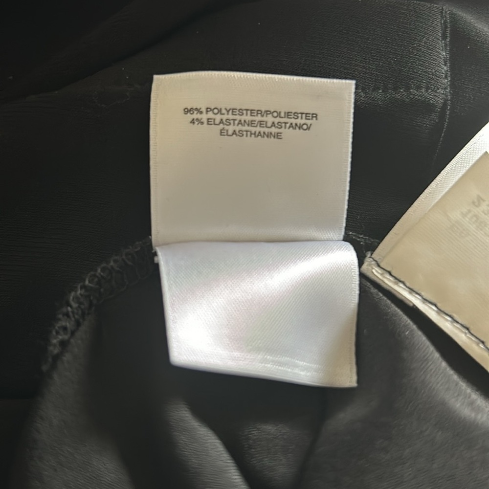 Anne Klein Black Partial Button Down Top - image 5